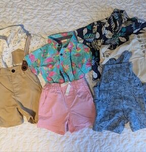 Assorted Baby Boy Outfits with Shorts